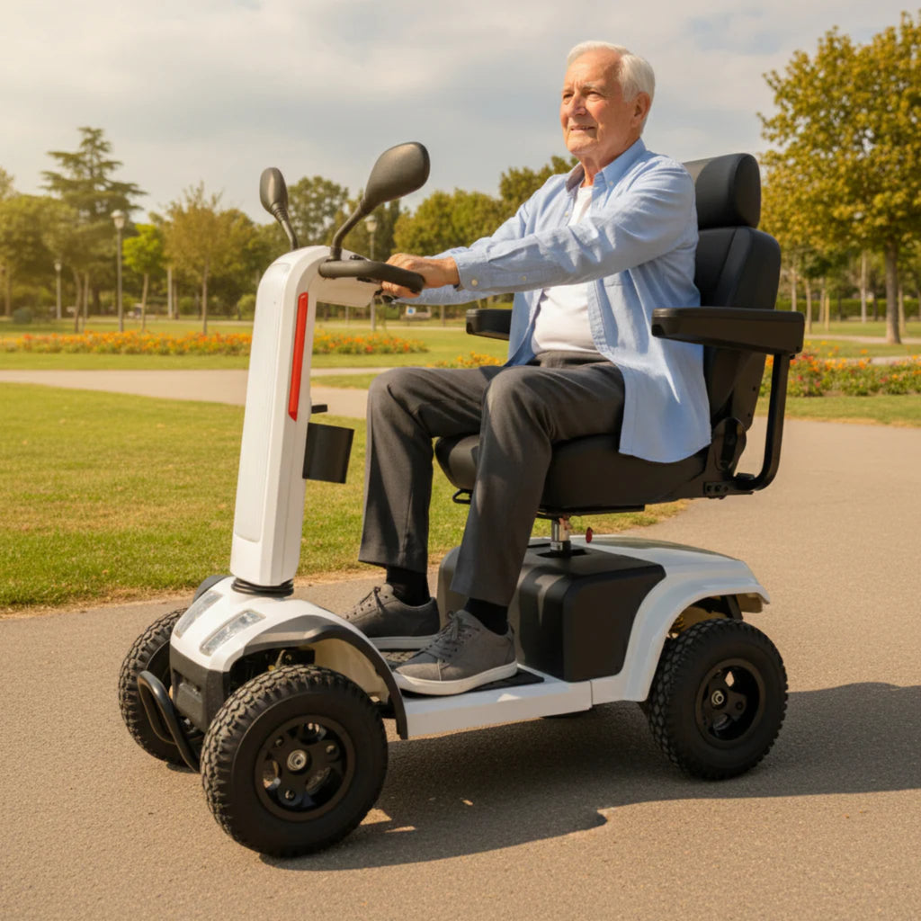 Elscooter terränggående - Hjälpmedelsbutik VI HP