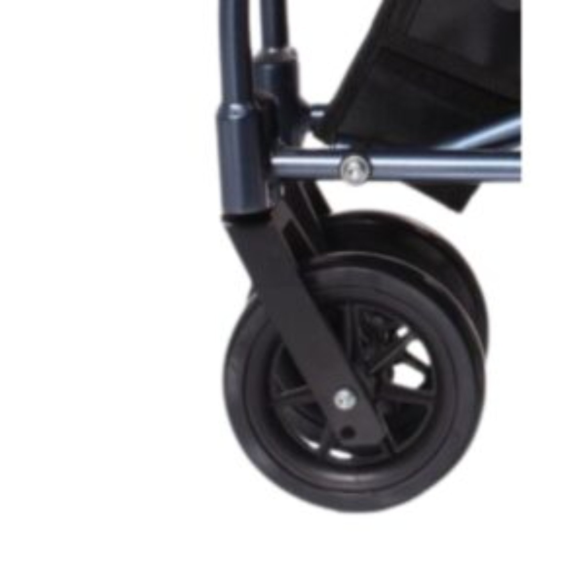 Lättvikt och fällbar rullstol i aluminium med svängbart framhjul, Hjälpmedelsbutik VI HP