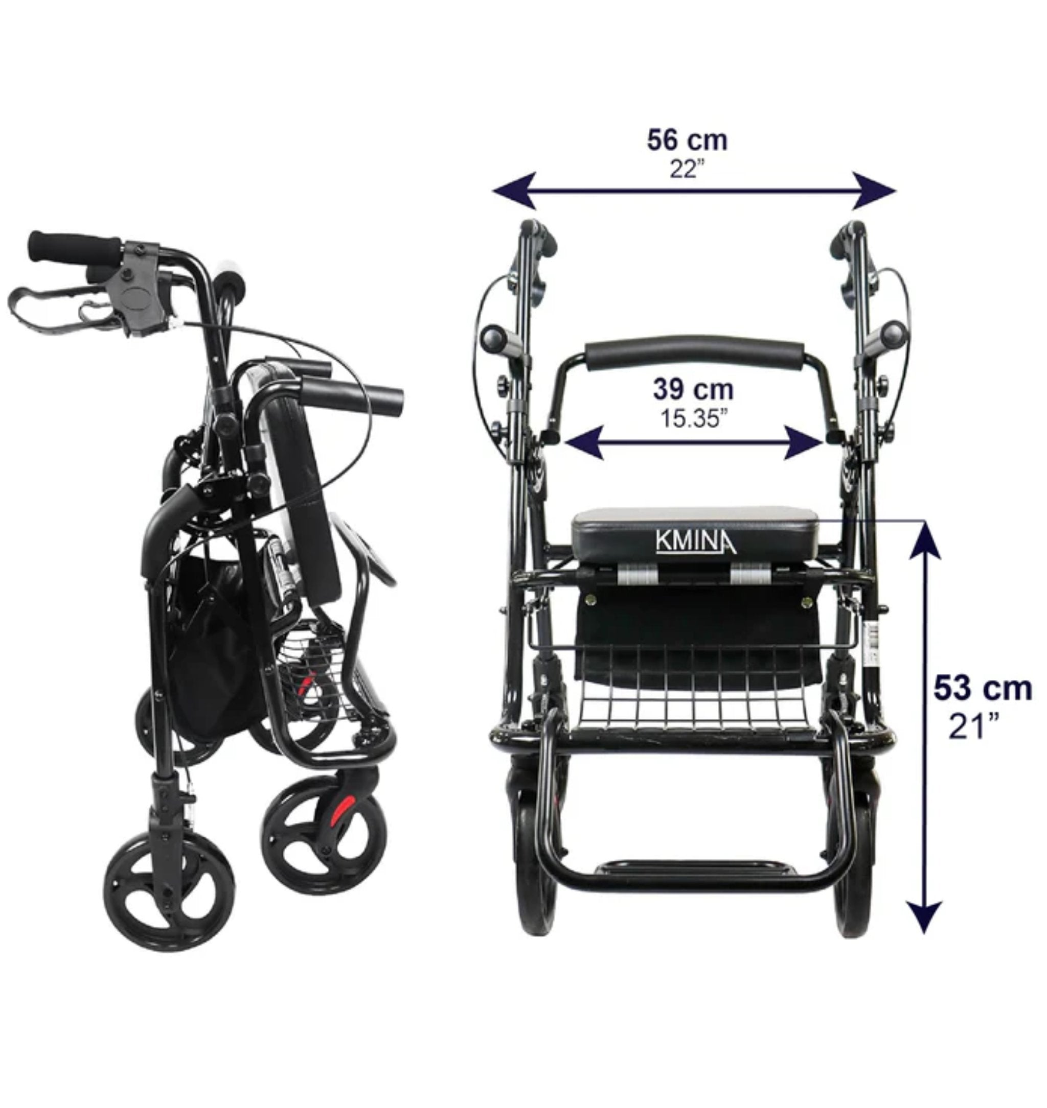 Rollator kombi - Hjälpmedelsbutik VI HP