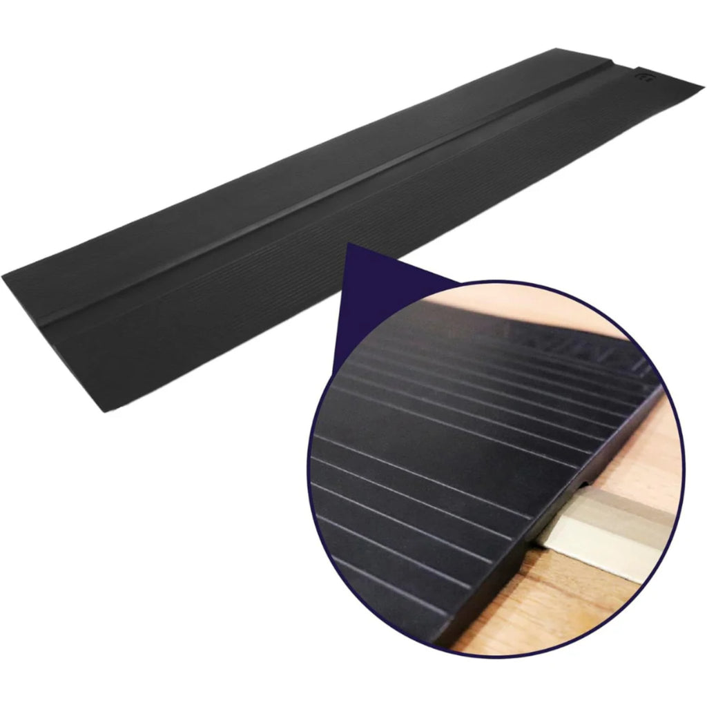 Rullstolsramp för dörrtrösklar