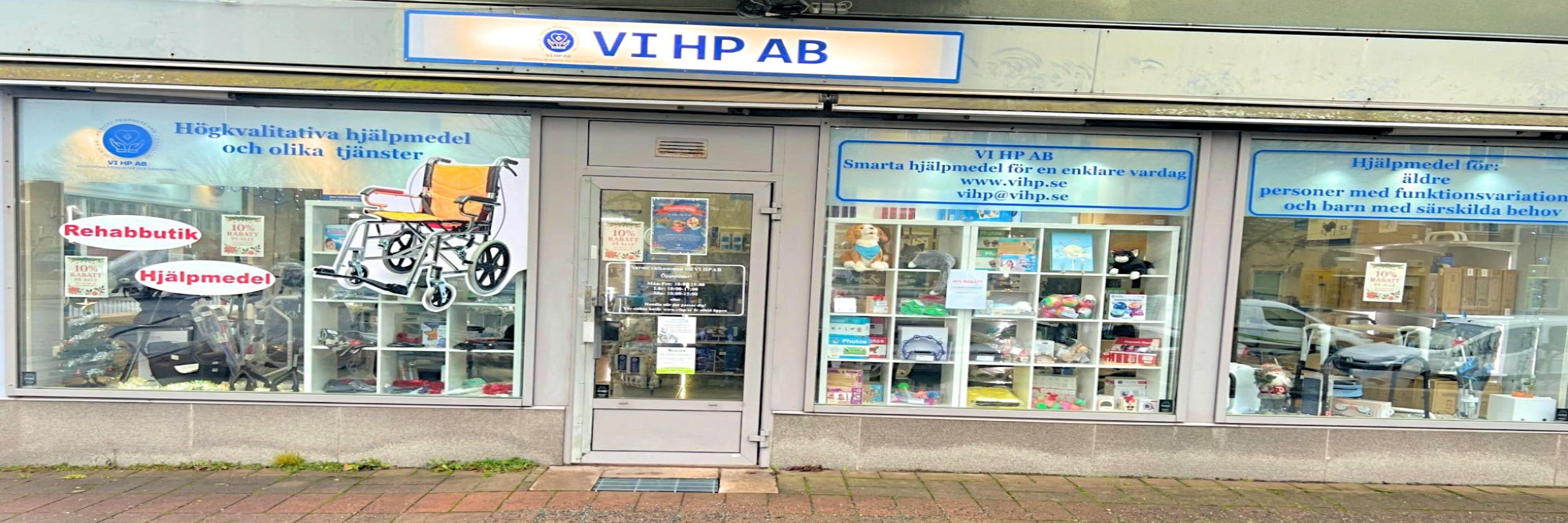 VI HP hjälpmedelsbutik 