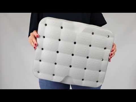 Duschstol med sits och vadderade armstöd - Hjälpmedelsbutik VI HP